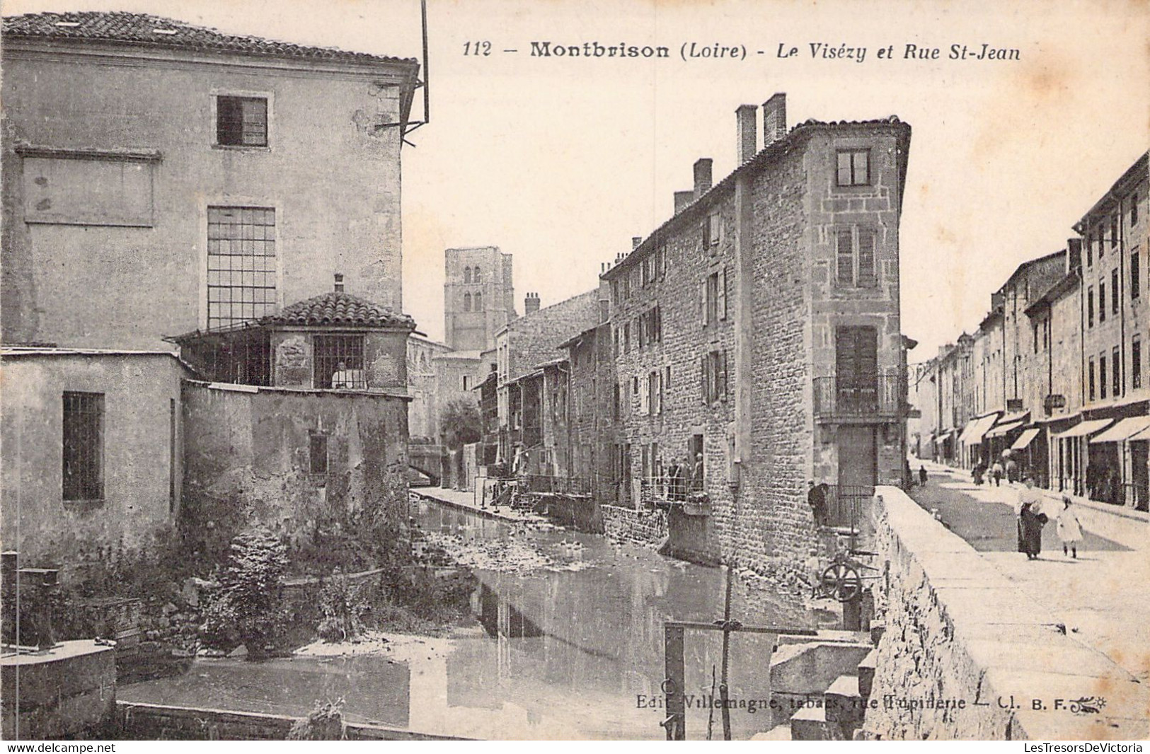 CPA France - 42 - MONTBRISON - Le Viséry Et Rue St Jean - Edit Villemagne BF - Montbrison