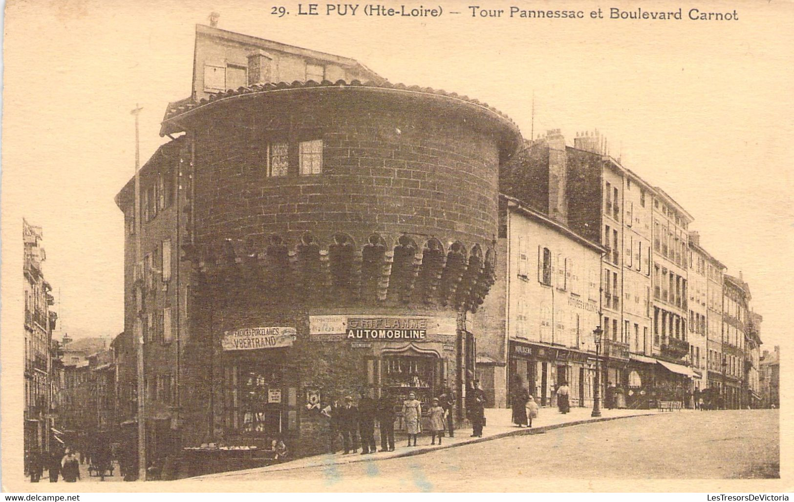 CPA France - 43 - LE PUY - Tour Pannessac Et Boulevard Carnot - Le Puy En Velay