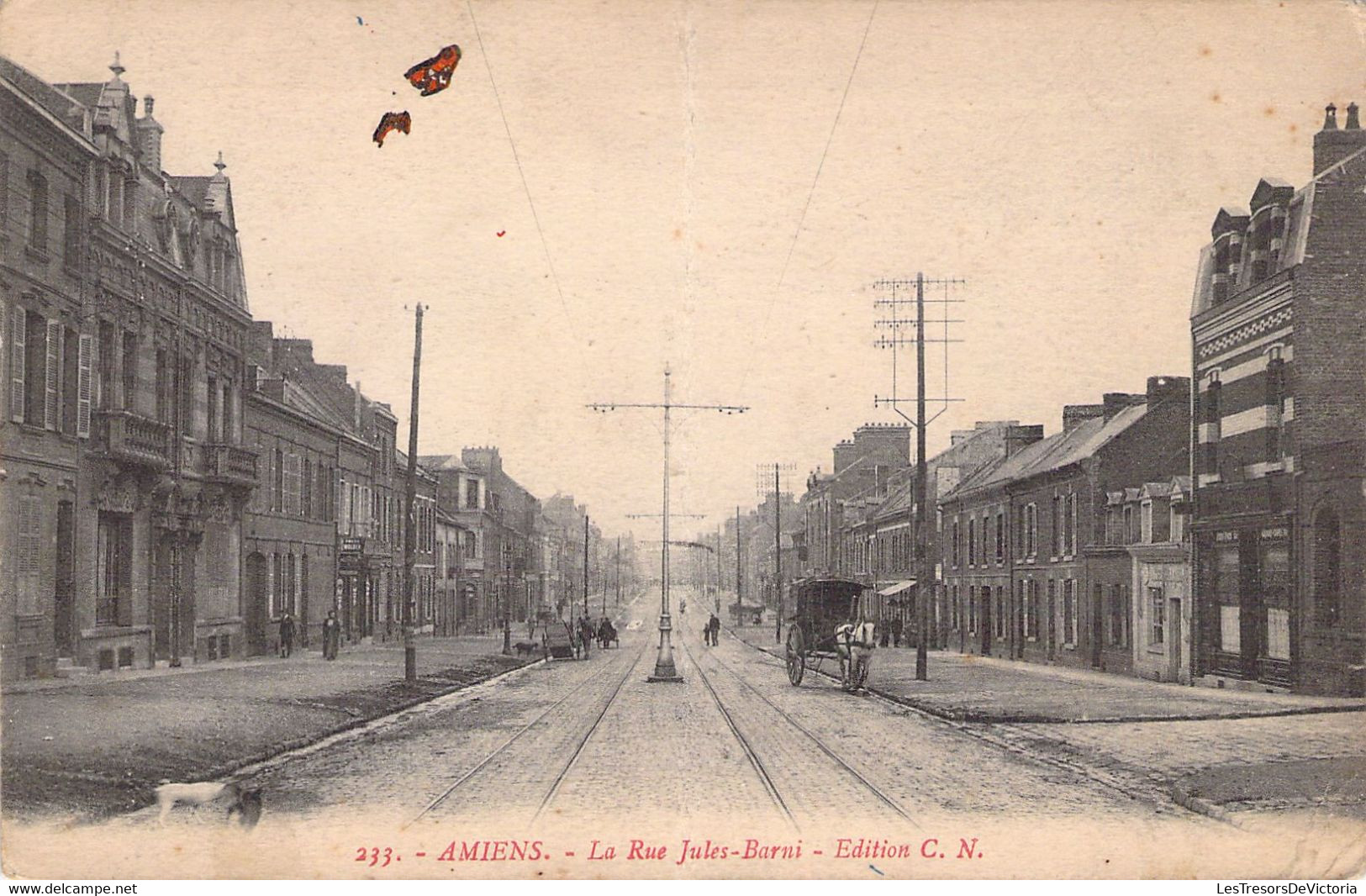 CPA France - 80 - AMIENS - La Rue Jules Barni - Editions CN - Amiens