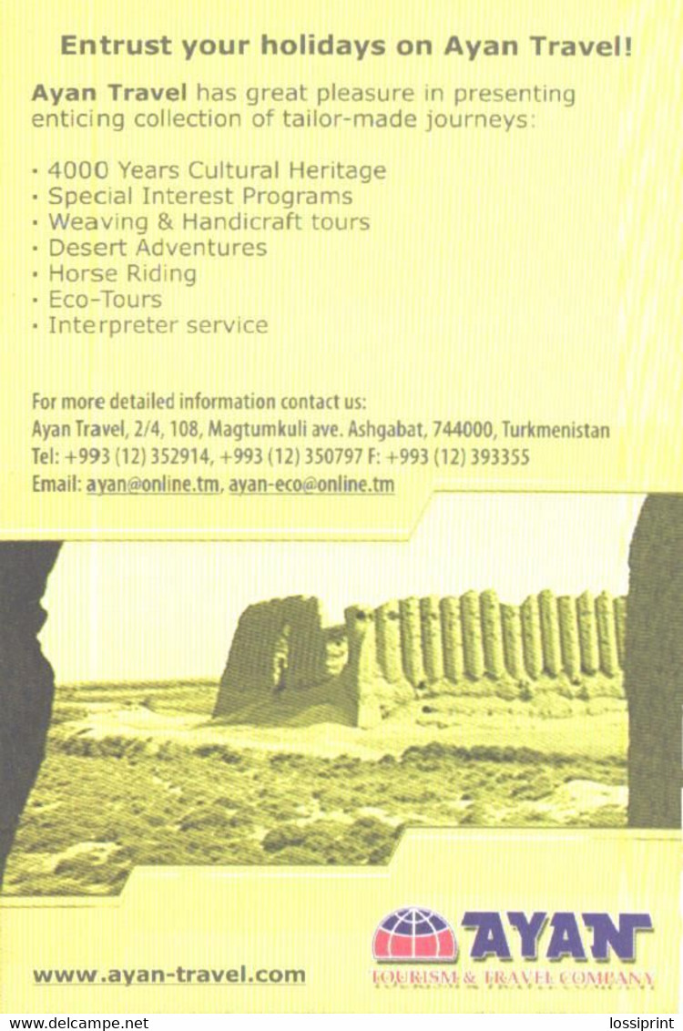 Turkmenistan:Ayan Travel Advertising, Ruins - Turkmenistan