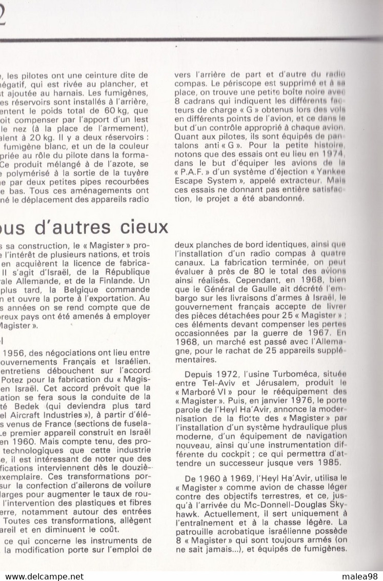 REVUE ,,,FOUGA  "  MAGISTER  "   JEAN PIERRE  TEDESCO ,,,, OUEST  FRANCE  1980  32PAGES  Tbe - Handbücher