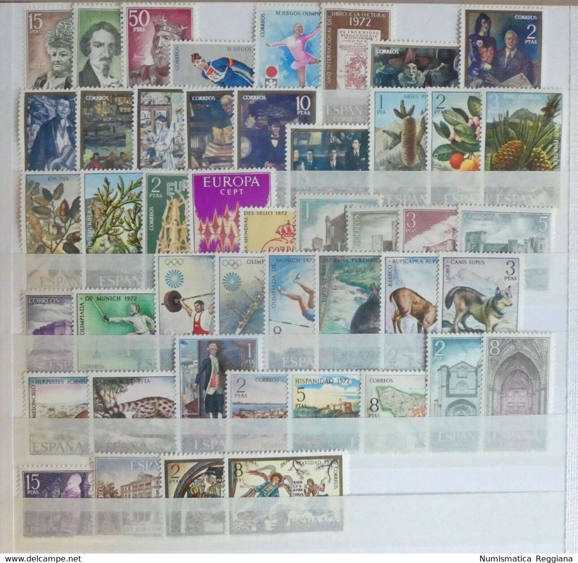 SPAGNA - Annata Anno 1971 1972 Completa Nuova MNH** - Nuovi