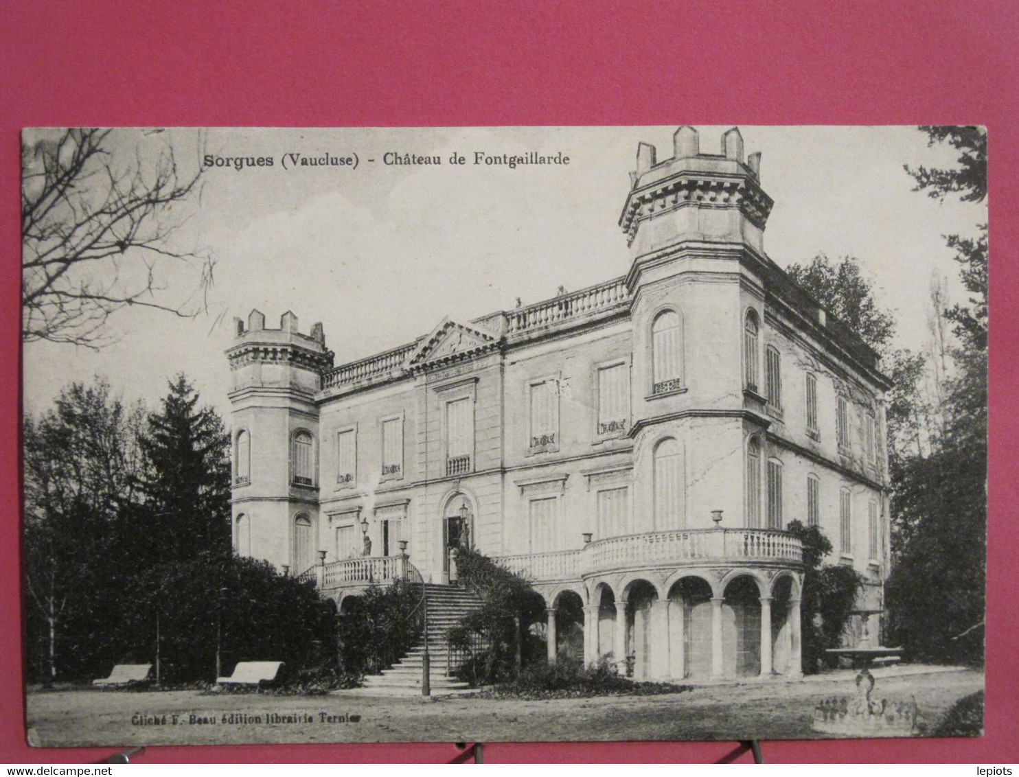 84 - Sorgues - Château De Fontgaillarde - Excellent état - R/verso - Sorgues