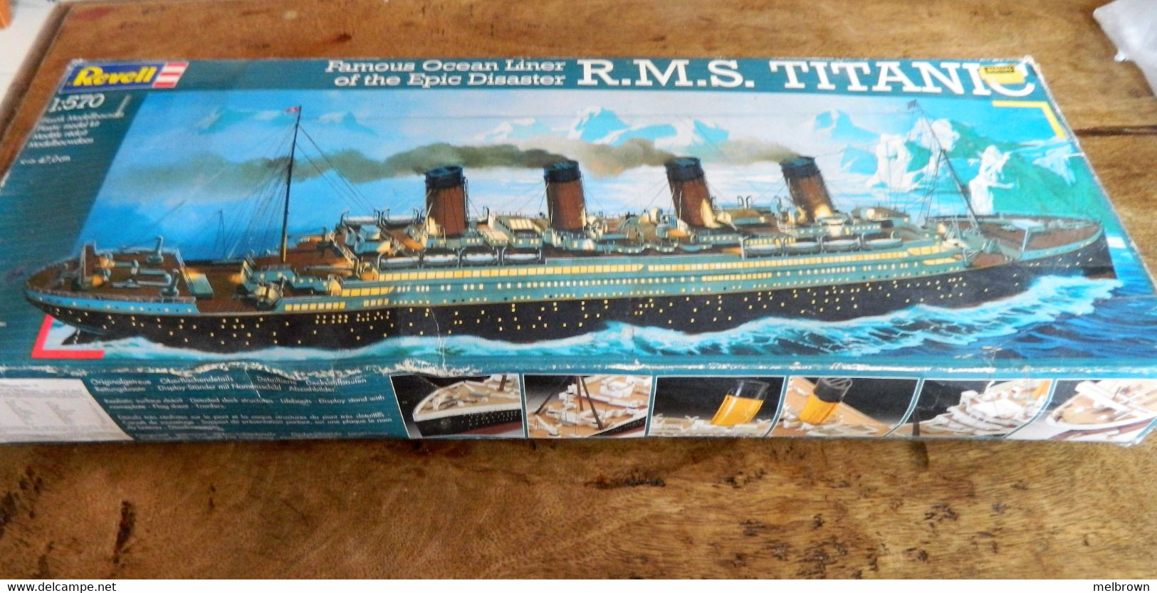 TITANIC Ship Vintage Model Kit- Revell. Paints And Glue Included. Size 1:570 - Barcos