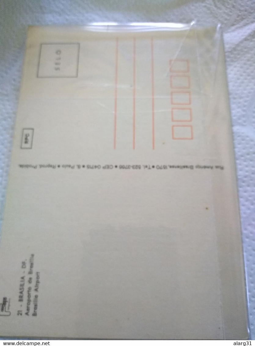 Brasilia The Airport.waiting Room .in The 70s.better Condition.letter Registered E7 1 Or 2 Cards.conmems For Postage - Brasilia