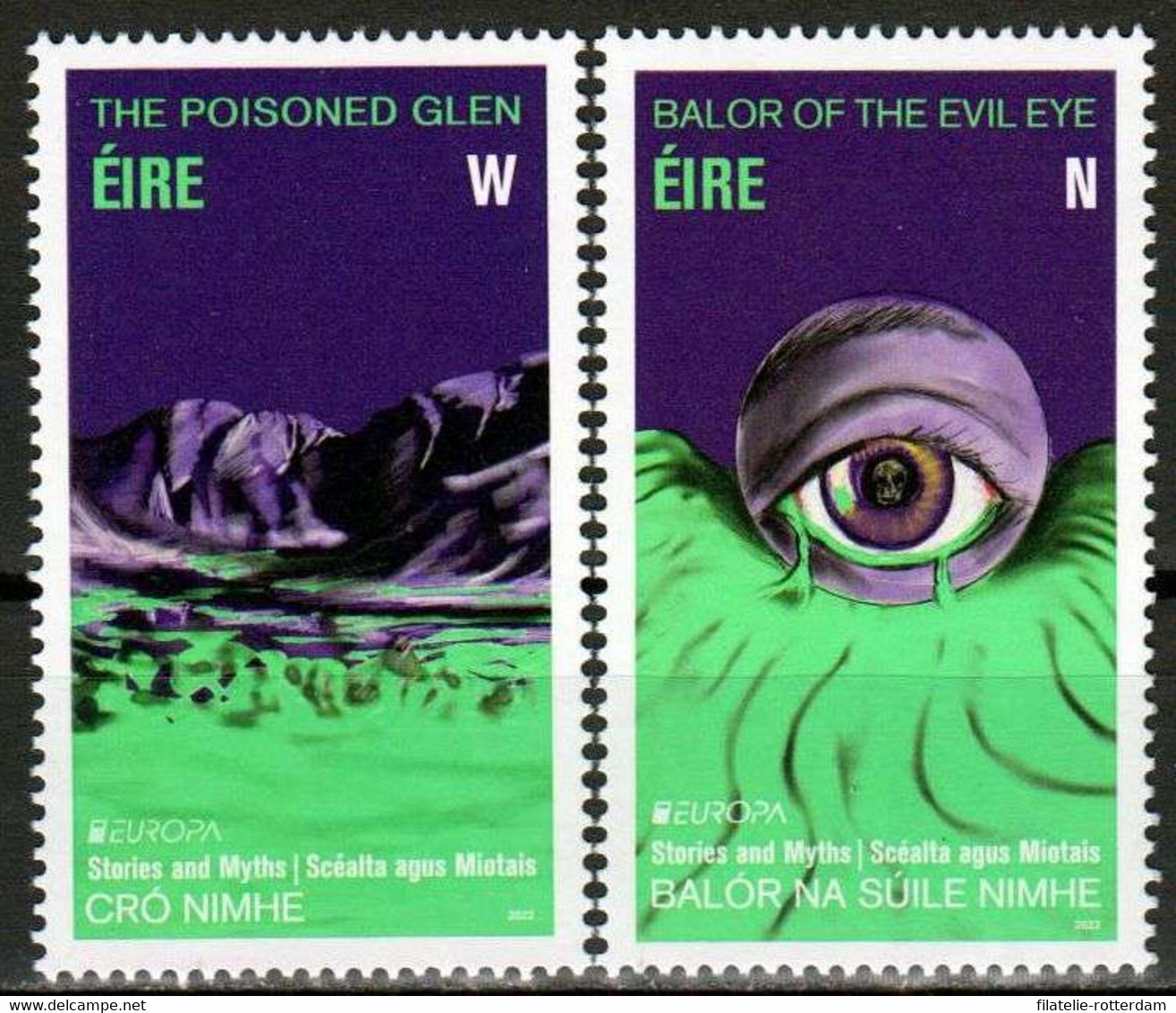 Ierland / Ireland - Postfris / MNH - Complete Set Europa, Myths And Stories 2022 - Unused Stamps