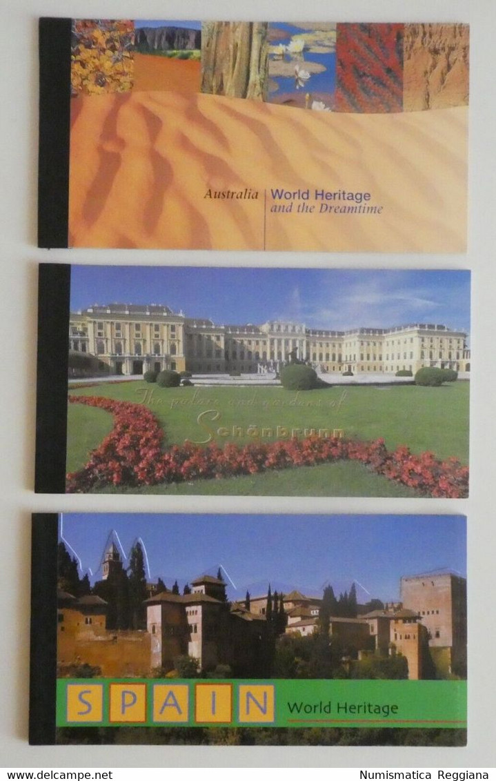 3 Libretti United Nations - Australia (1998) Spagna (2000) Austria (1999) - Collections, Lots & Series