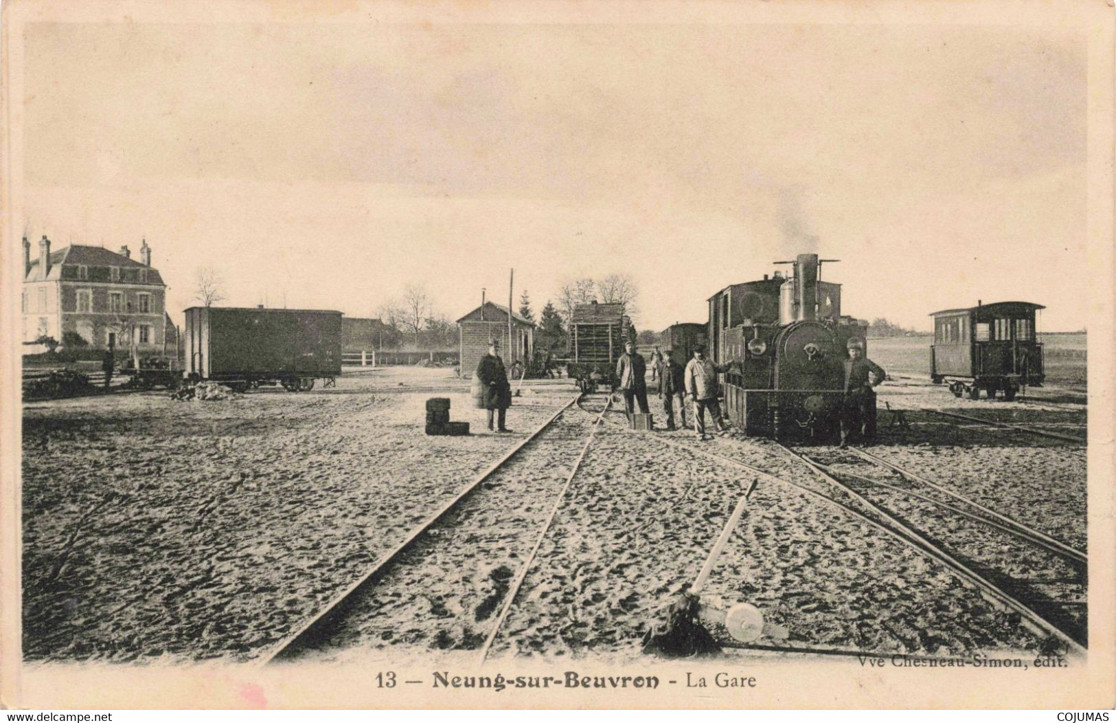 41 - NEUNG SUR BEUVRON - S07282 - La Gare - Train -L1 - Neung Sur Beuvron