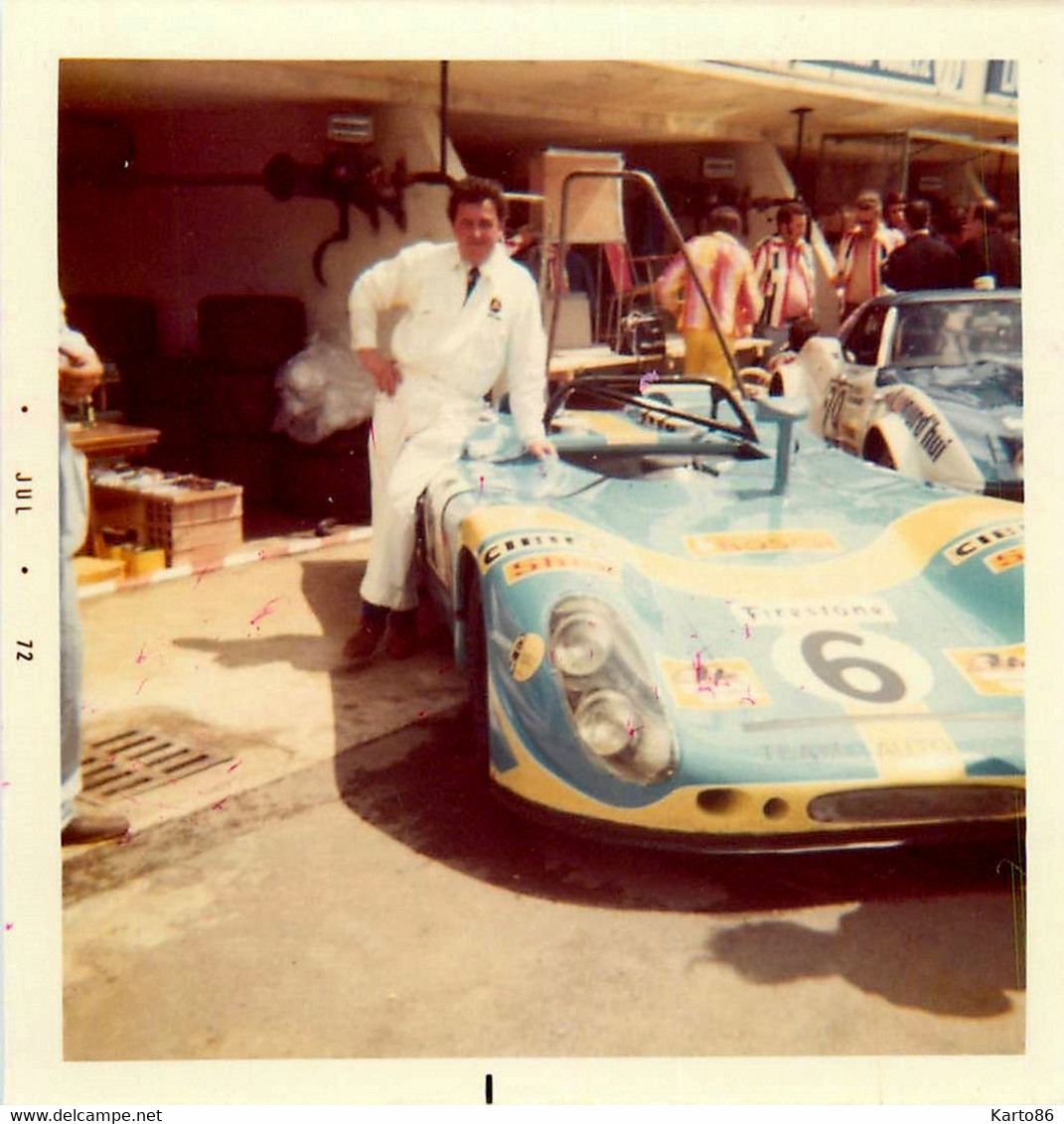 24heures Du Mans 1971 * 12 Photos Anciennes * Voitures Pilotes Sport Automobile Circuit Course - Le Mans