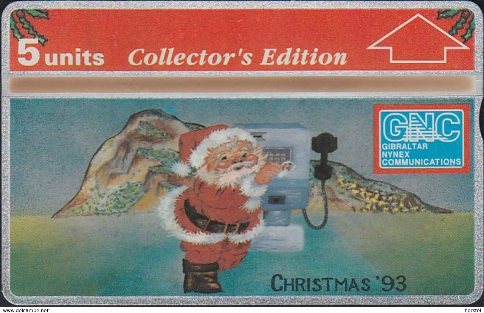 Gibraltar L&G - 33 Christmas 1993 - Collectors's Edition - 5 Units - 310L - Mint - Gibilterra