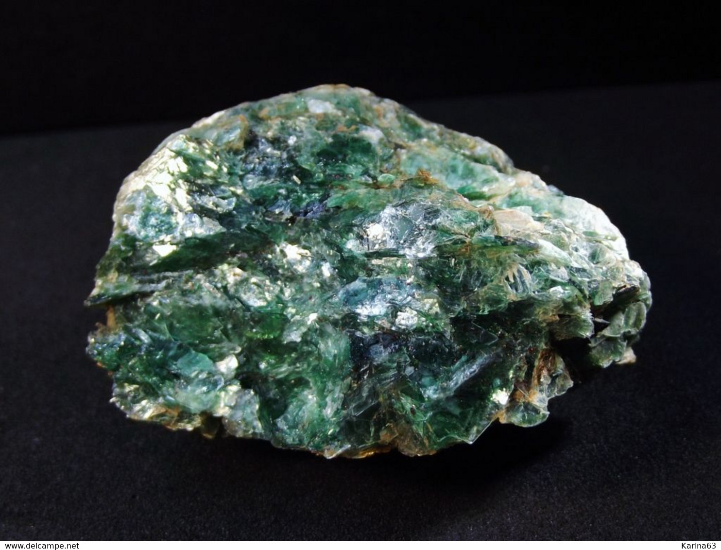 Chrome Muscovite Var. Fuchsite  (5 X 4 X 2.5 Cm ) Ouro Preto -  Minas Gerais - Brasilien - Minéraux