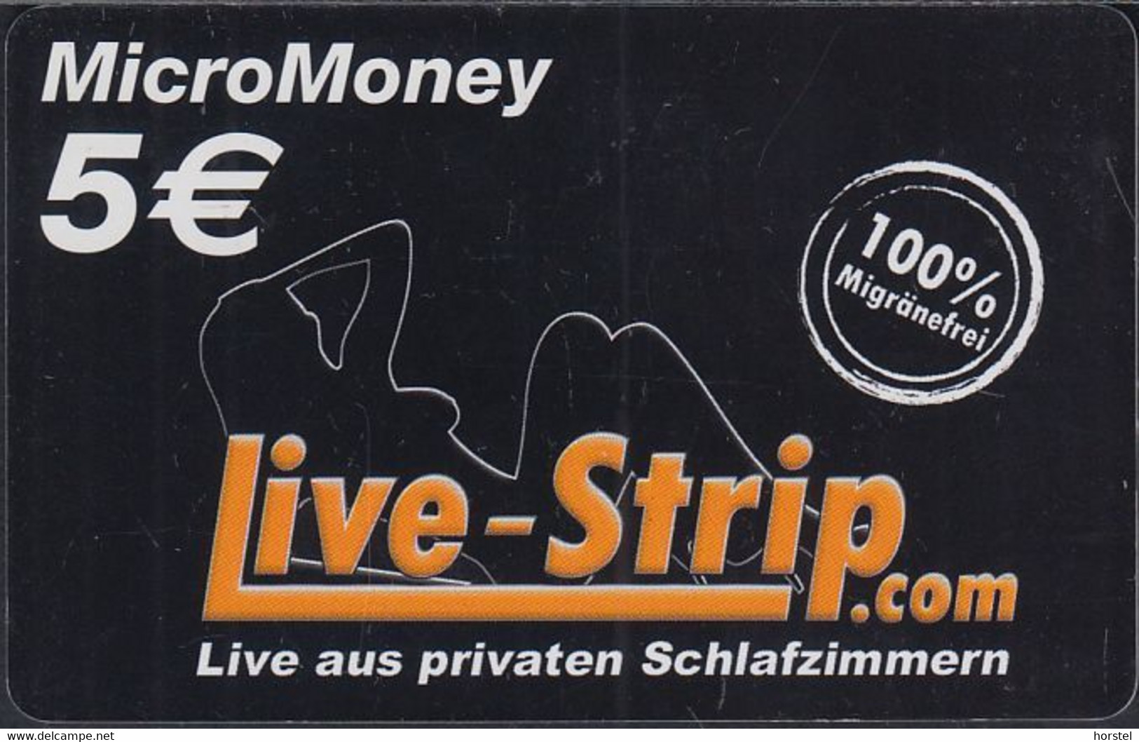 GERMANY Mikro Money - MM O06 - Live-Strip.com - Erotik - Probekarte - T-Pay Micro-Money