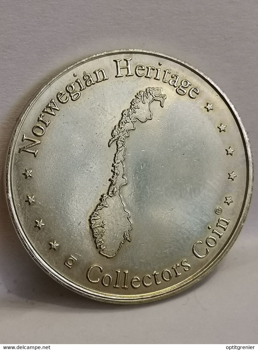 JETON TOURISTIQUE NORWEGIAN HERITAGE FLAMSBANA THE FLAM RAILWAY COLLECTORS COIN / MEDAILLE TOKEN - Touristiques