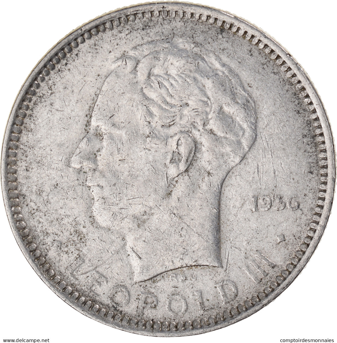 Monnaie, Belgique, 5 Francs, 5 Frank, 1936 - 5 Francs