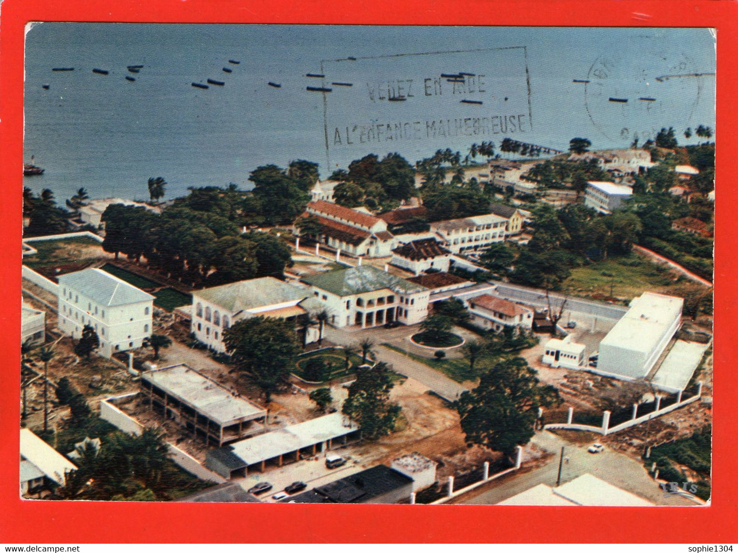 GABON - Vue Aérienne - Palais Du Gouvernement - 1969 - - Gabon