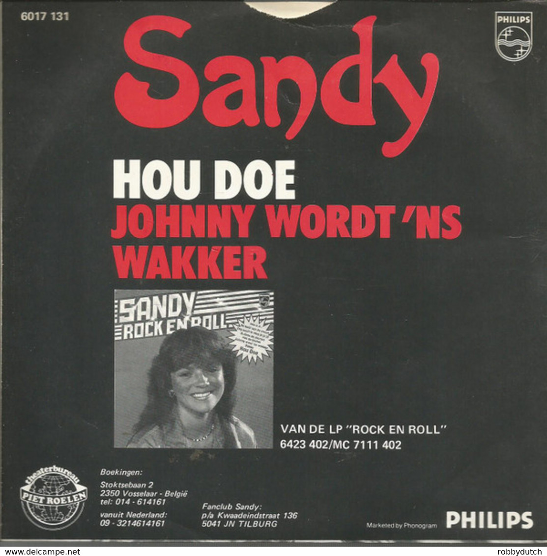 * 7" *  SANDY - HOU DOE (Holland 1980) - Sonstige - Niederländische Musik