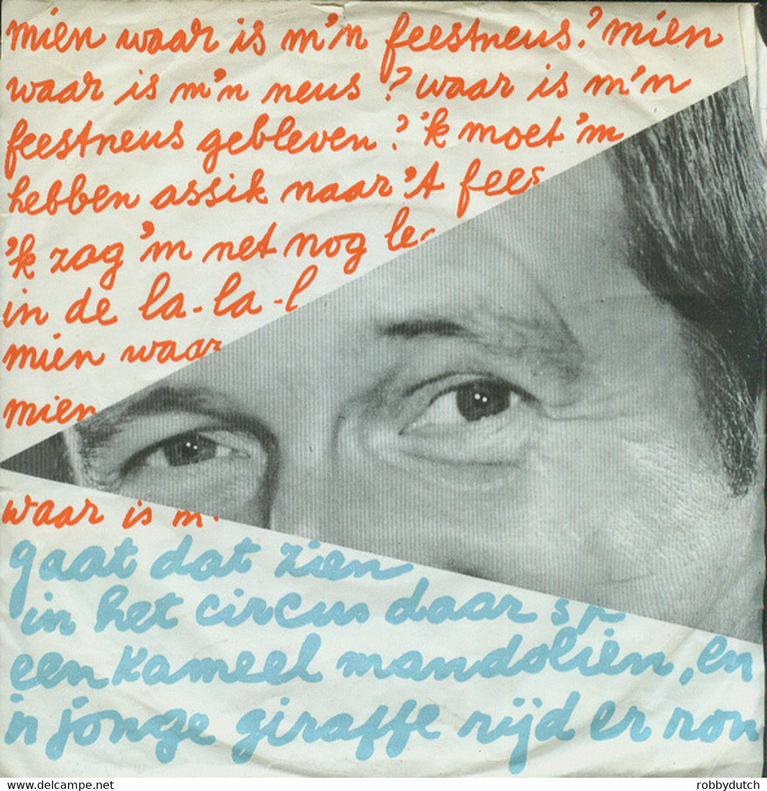 * 7" *  TOON HERMANS - MIEN, WAAR IS Mijn FEESTNEUS (Holland 1968) - Comiche
