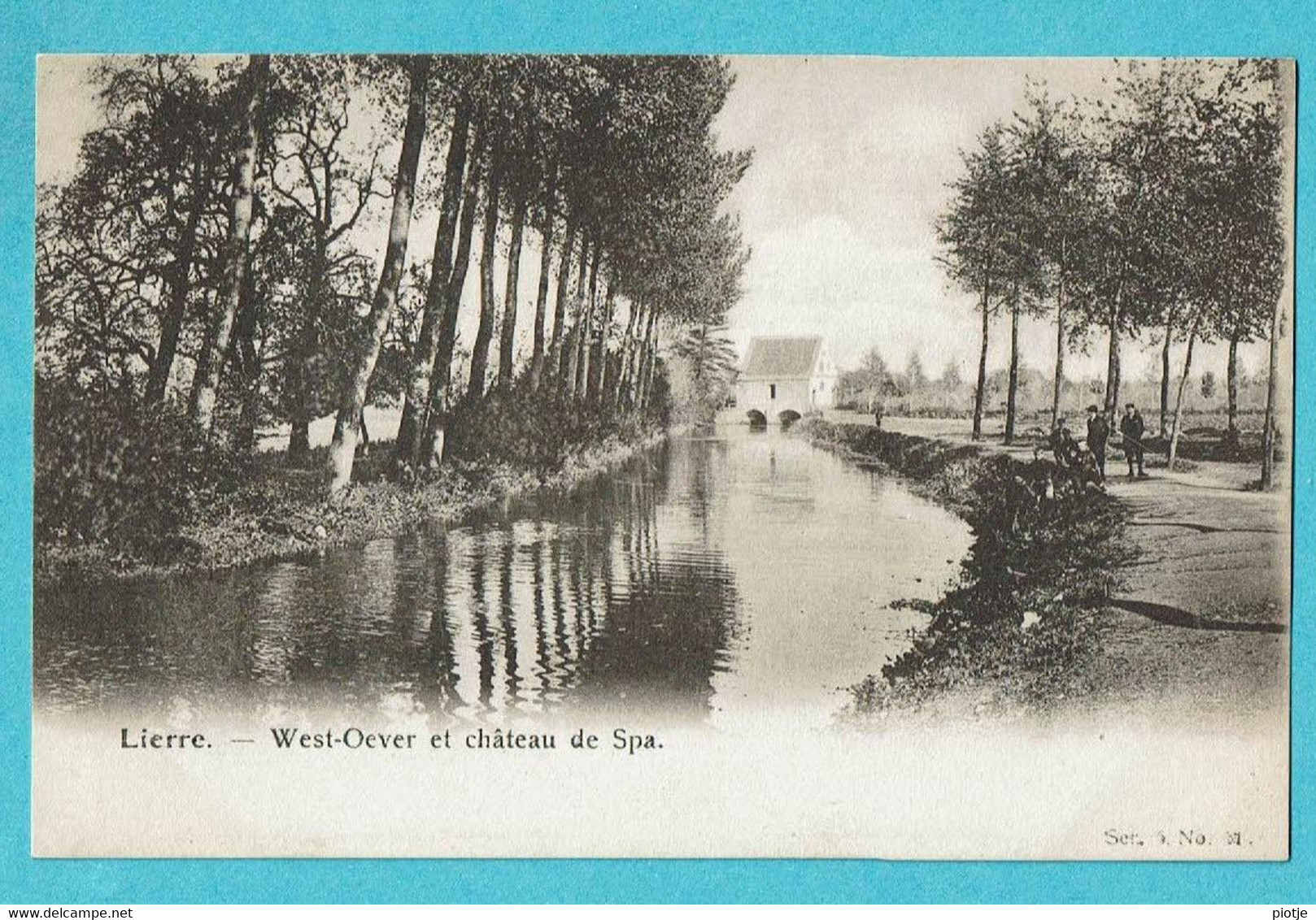 * Lier - Lierre (Antwerpen - Anvers) * (Image Artistique, Ser 6, Nr 37) West Oever Et Chateau De Spa, Canal, Quai, TOP - Lier