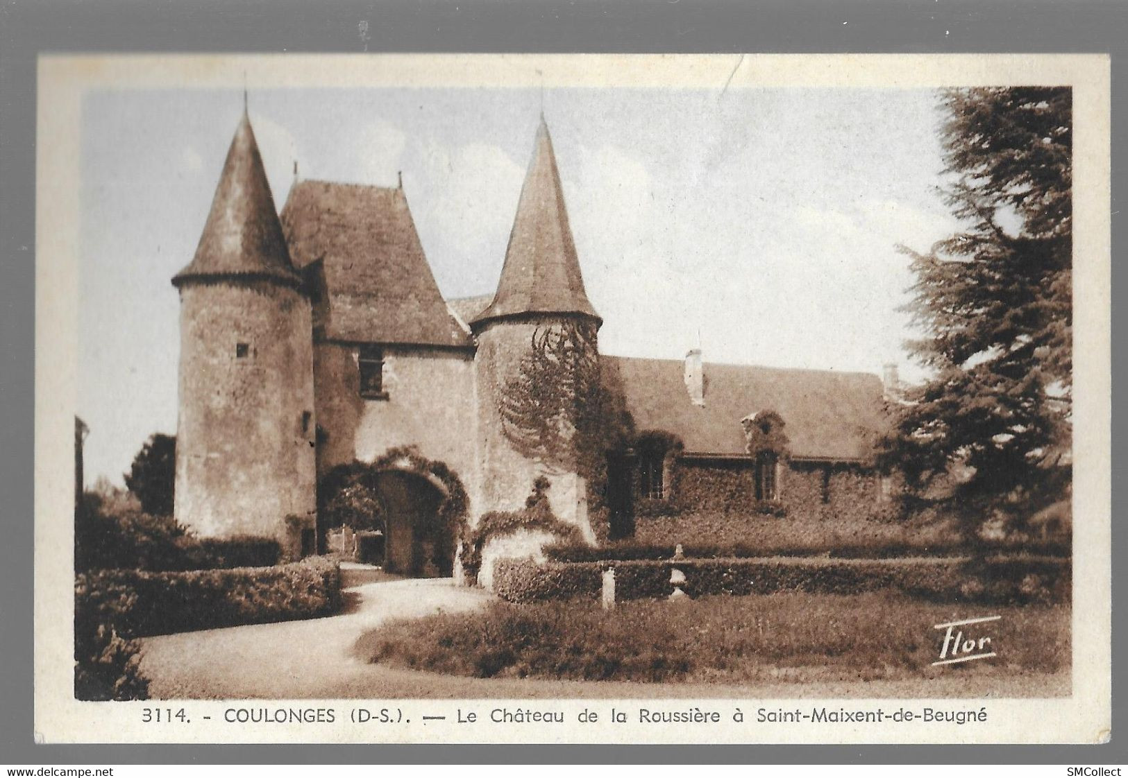 Coulonges, Chateau De La Roussière, à Saint Maixent De Beugné (A15p71) - Coulonges-sur-l'Autize