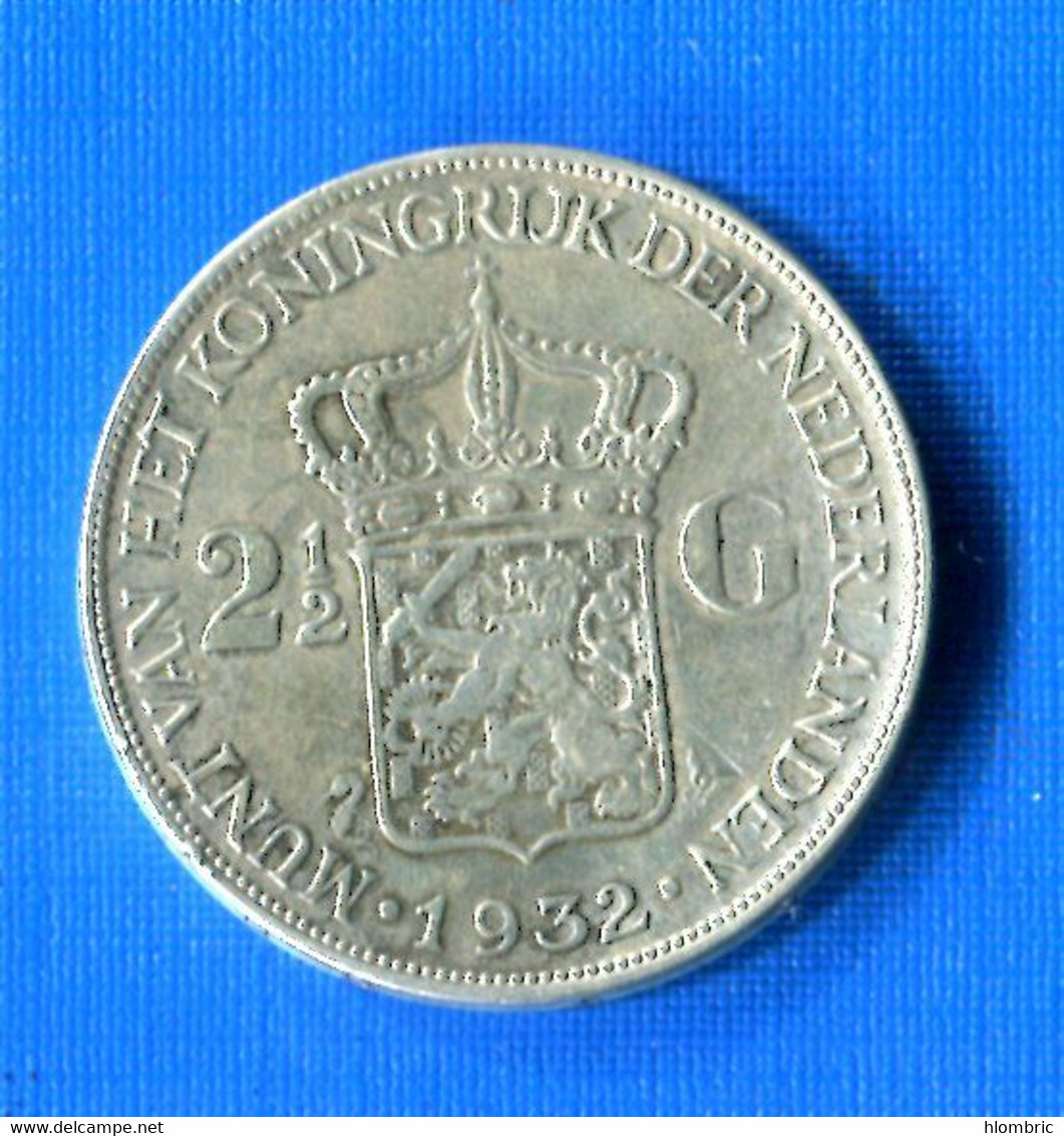 Pays-Bas 2 1/2 Gulden 1932 - 2 1/2 Florín Holandés (Gulden)