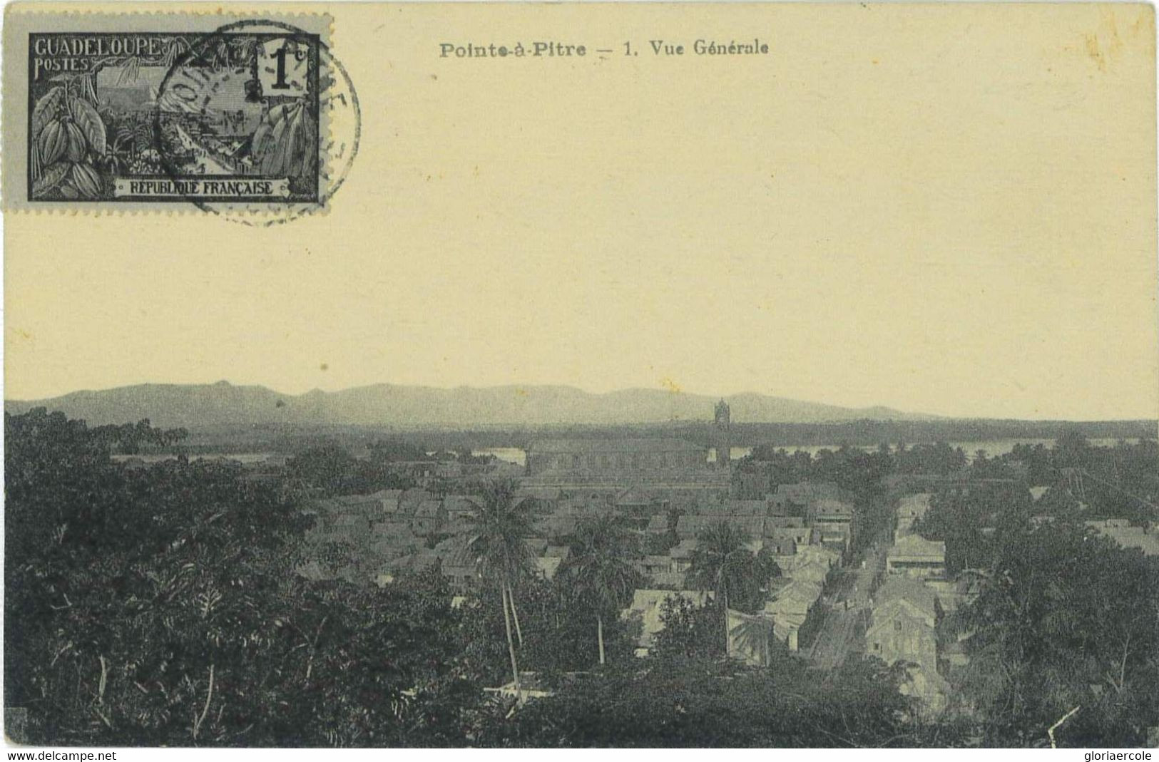 P0432 - GUADALUPE Guadeloupe  - Postal History - MAXIMUM CARD 1910's - Point A Pitre - Altri & Non Classificati