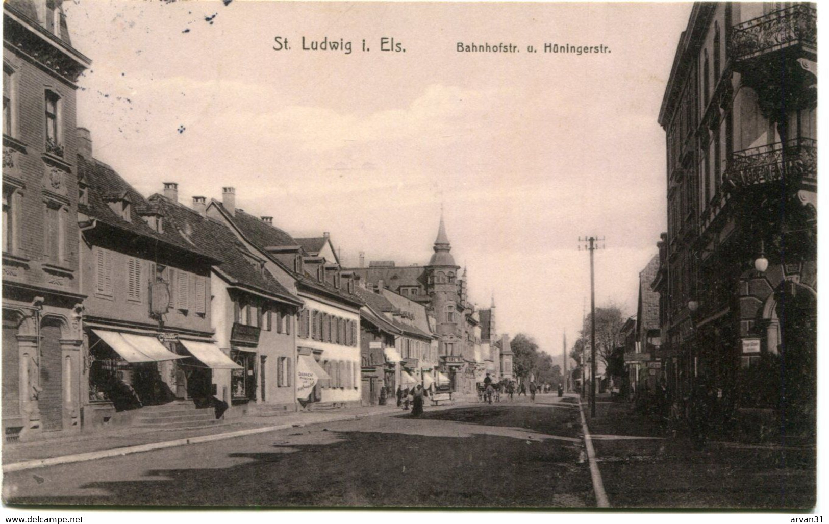 St LUDWIG - BAHNHOF STRASSE U. HÜNINGERSTR.  - - Saint Louis