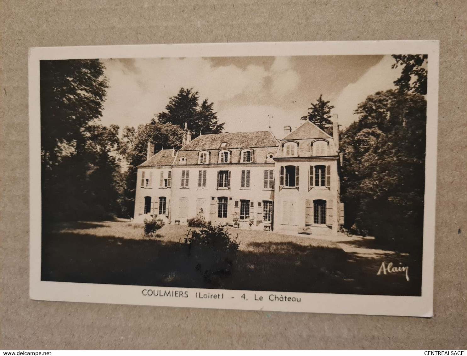 Carte COULOMIERS Le Chateau - Coulmiers