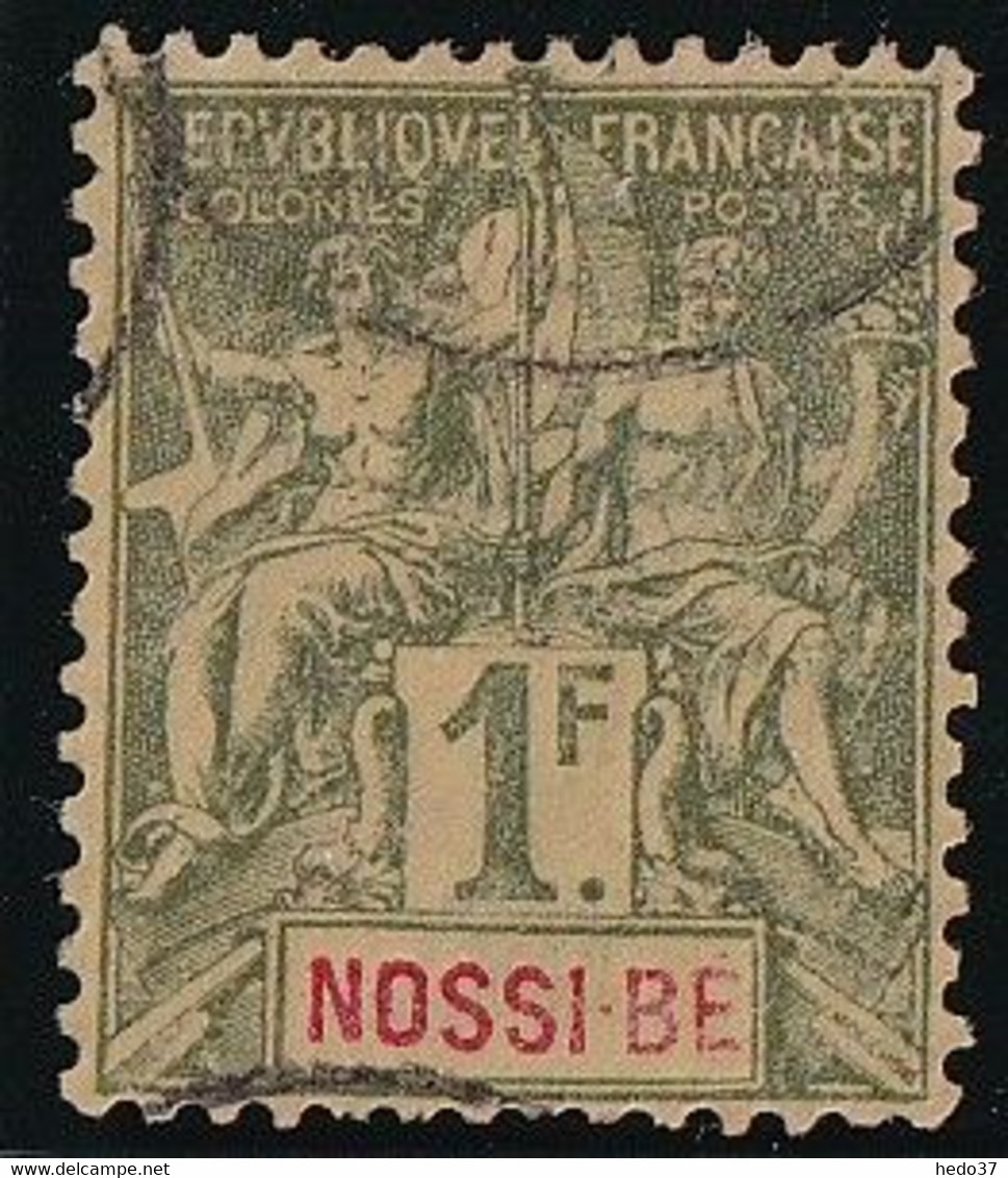 Nossi-Bé N°39 - Oblitéré - Pelurage Sinon TB - Used Stamps