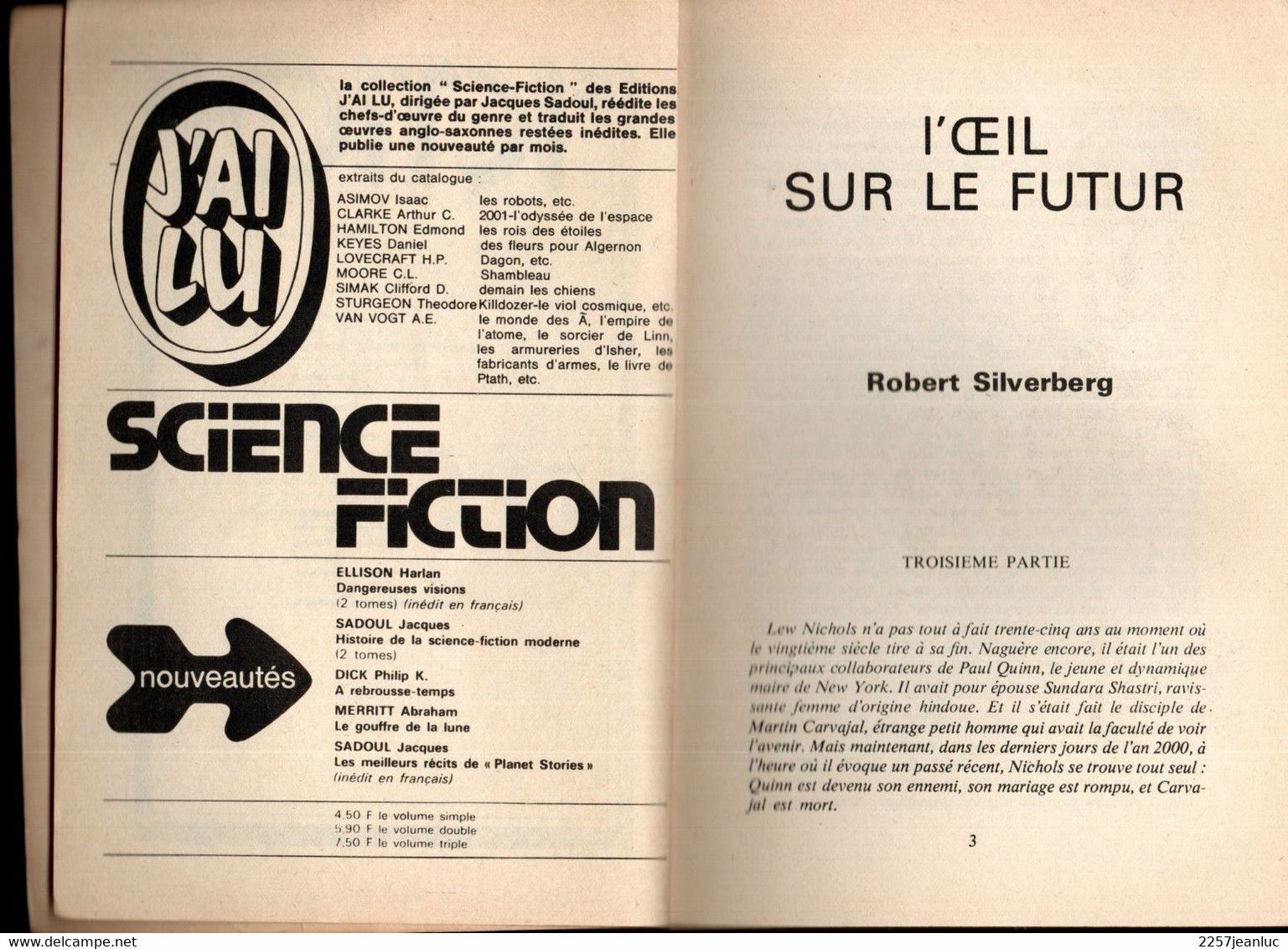 Fiction N: 265 De Janvier 1976 Editions De  Science Fiction Opta - Fictie