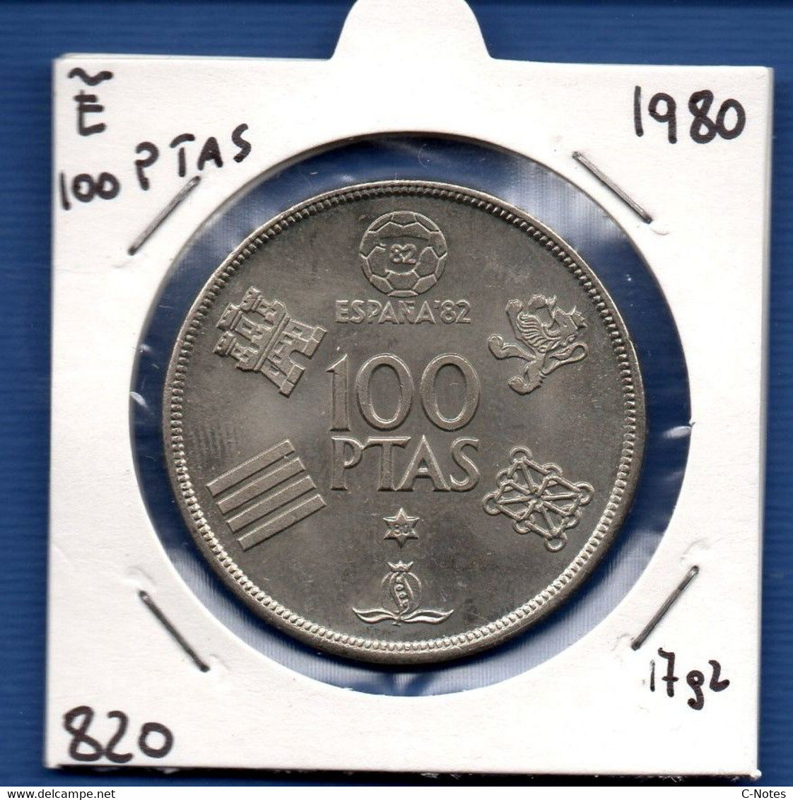 SPAIN - 100 Pesetas 1980 -  See Photos - Km 820 - 100 Pesetas