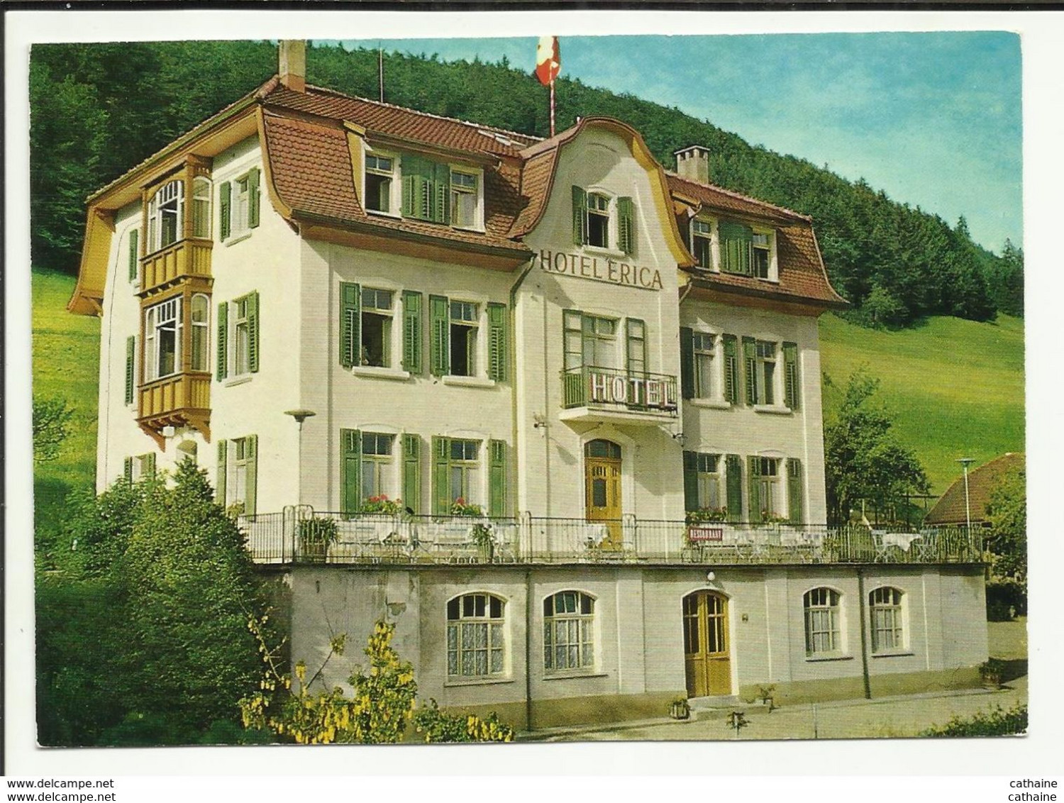 SUISSE . LANGENBRUCK . HOTEL " ERICA"   . FAM. MÜLLER . BESITZER - Langenbruck