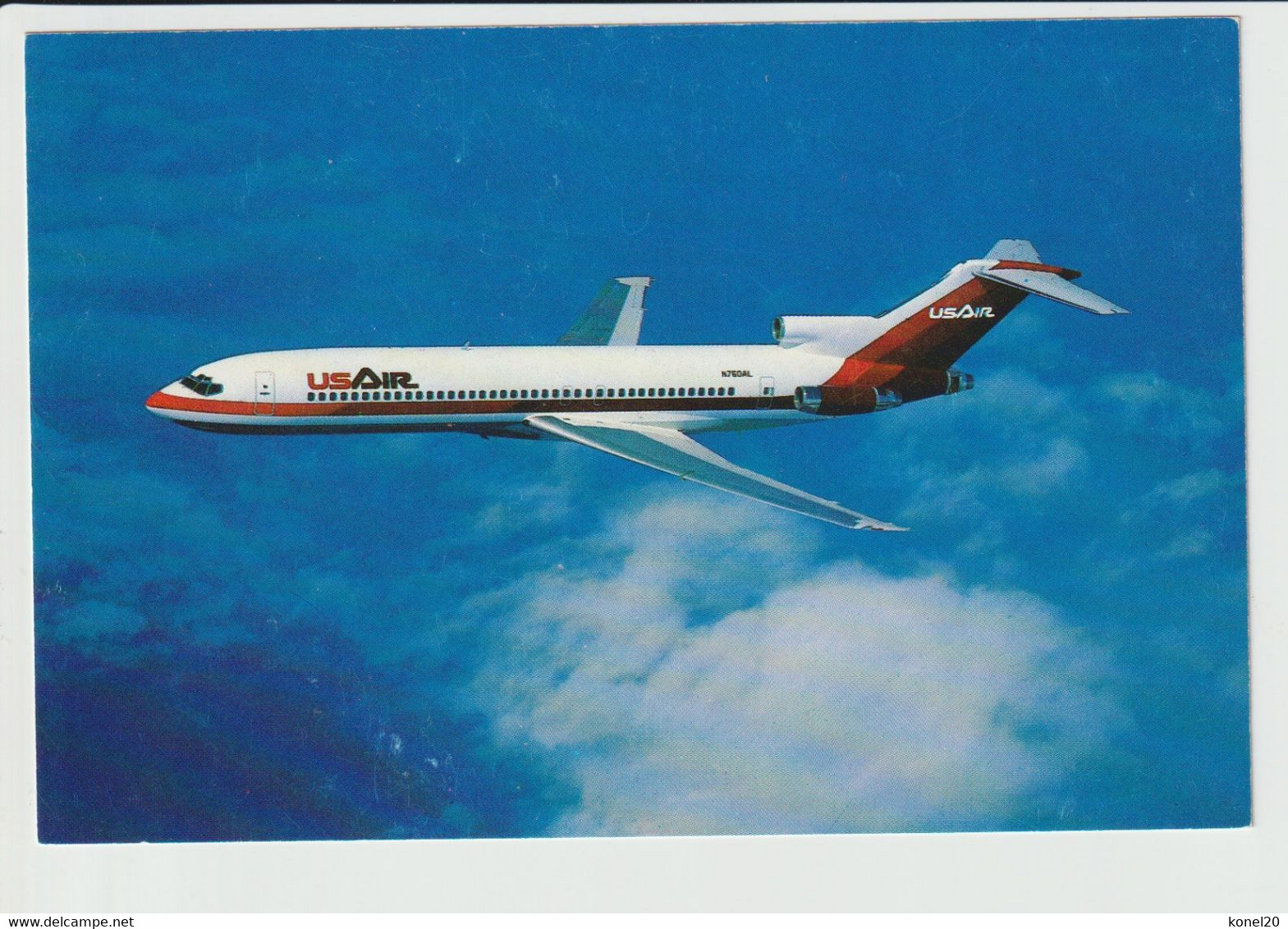 Vintage Pc USair Boeing 727 Aircraft - 1919-1938: Entre Guerres