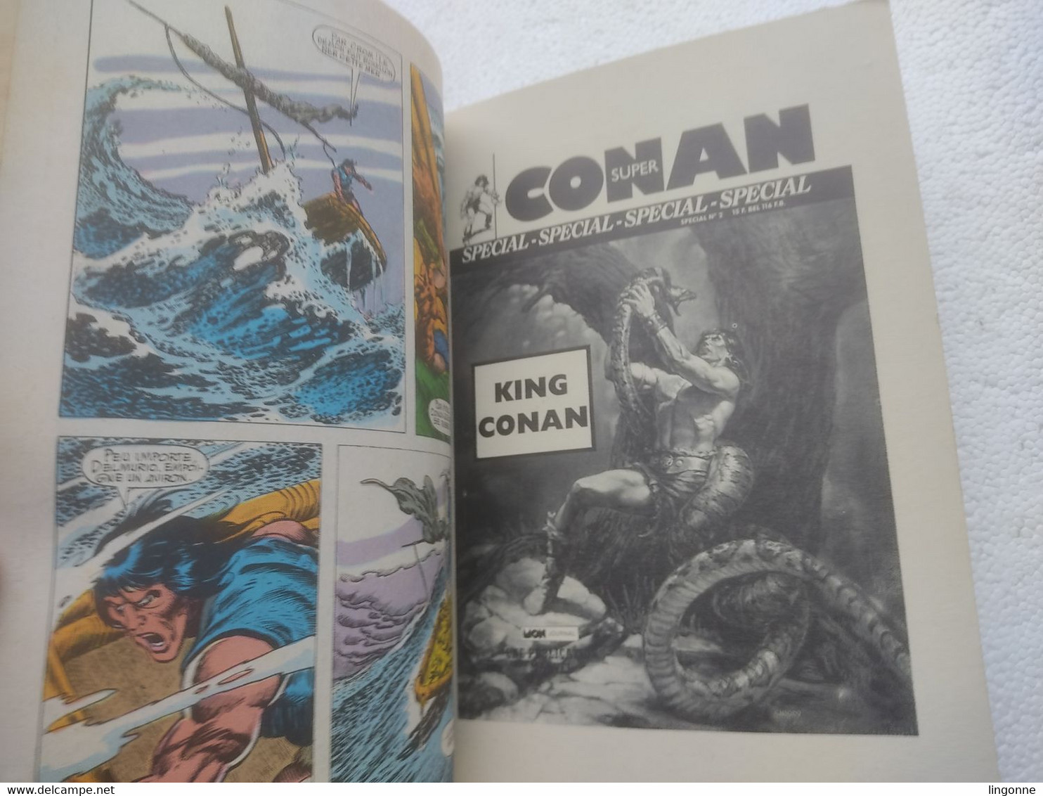 1987 Super CONAN N°20 Mensuel " En Route Pour L'île De La Mort " Mon Journal - Conan