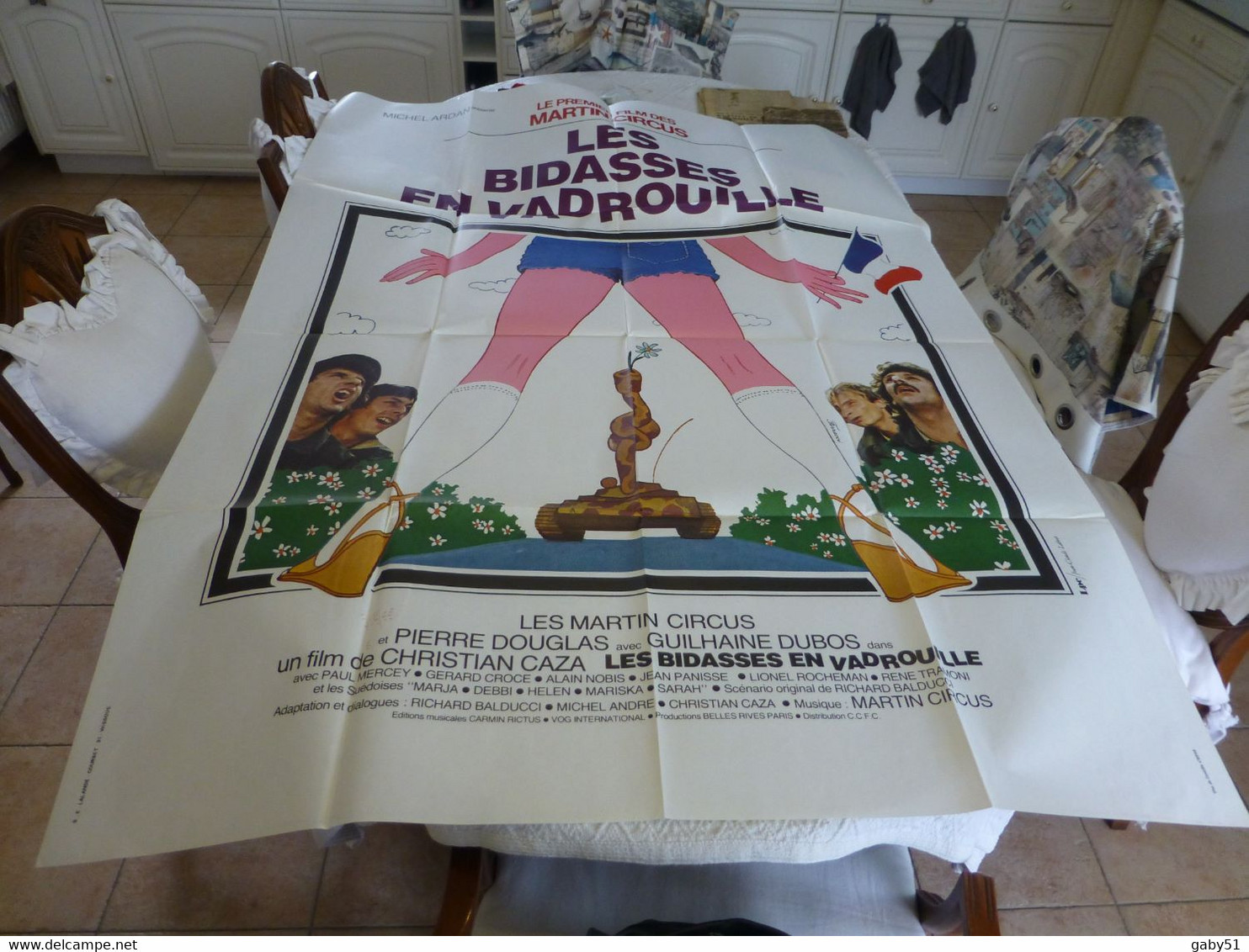 Les Bidasses En Vadrouille, Affiche Originale Du Film, 1978, Martin Circus, Ferracci, 120 X 160 ; F 04 - Manifesti