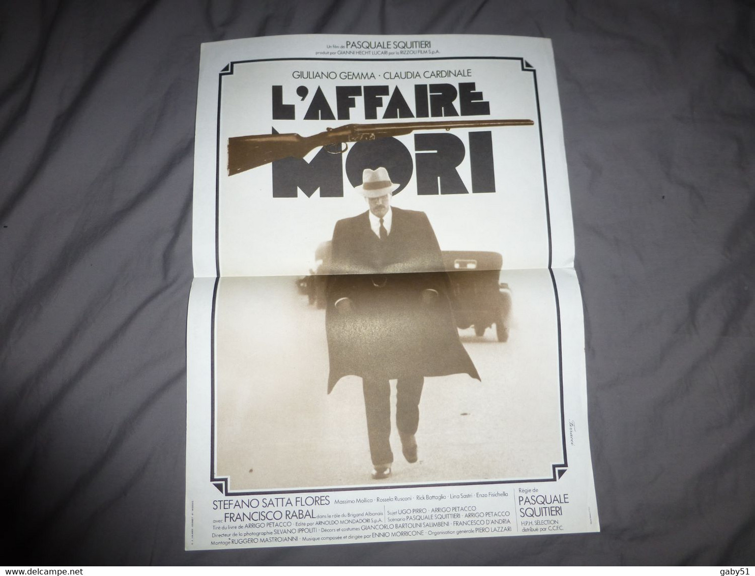 L'affaire MORI, Affiche Originale Du Film, 1977, FERRACCI 40 X 60 ; F03 - Affiches