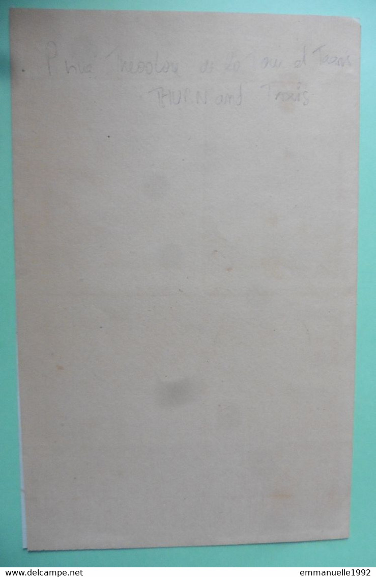 Lettre Autographe 3 pages 1862 Prinz Theodore von Thurn und Taxis Prince Tours et Taxis oncle Paul ami Louis II Bavière