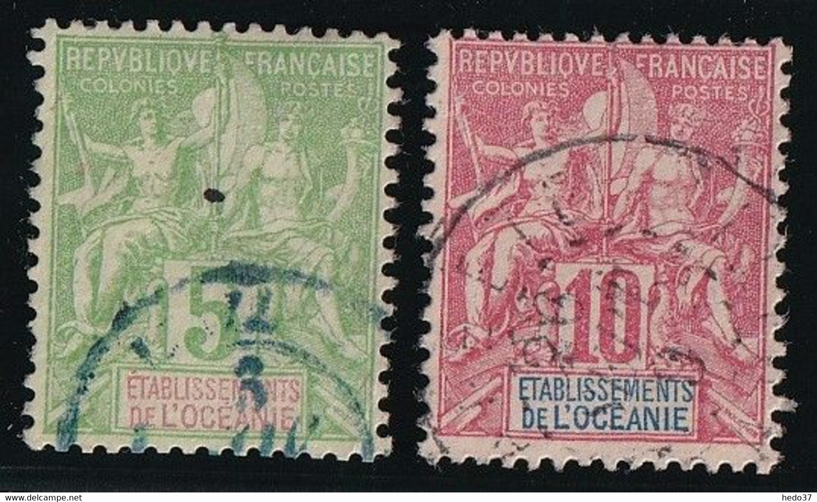 Océanie N°14/15 - Oblitéré - TB - Used Stamps