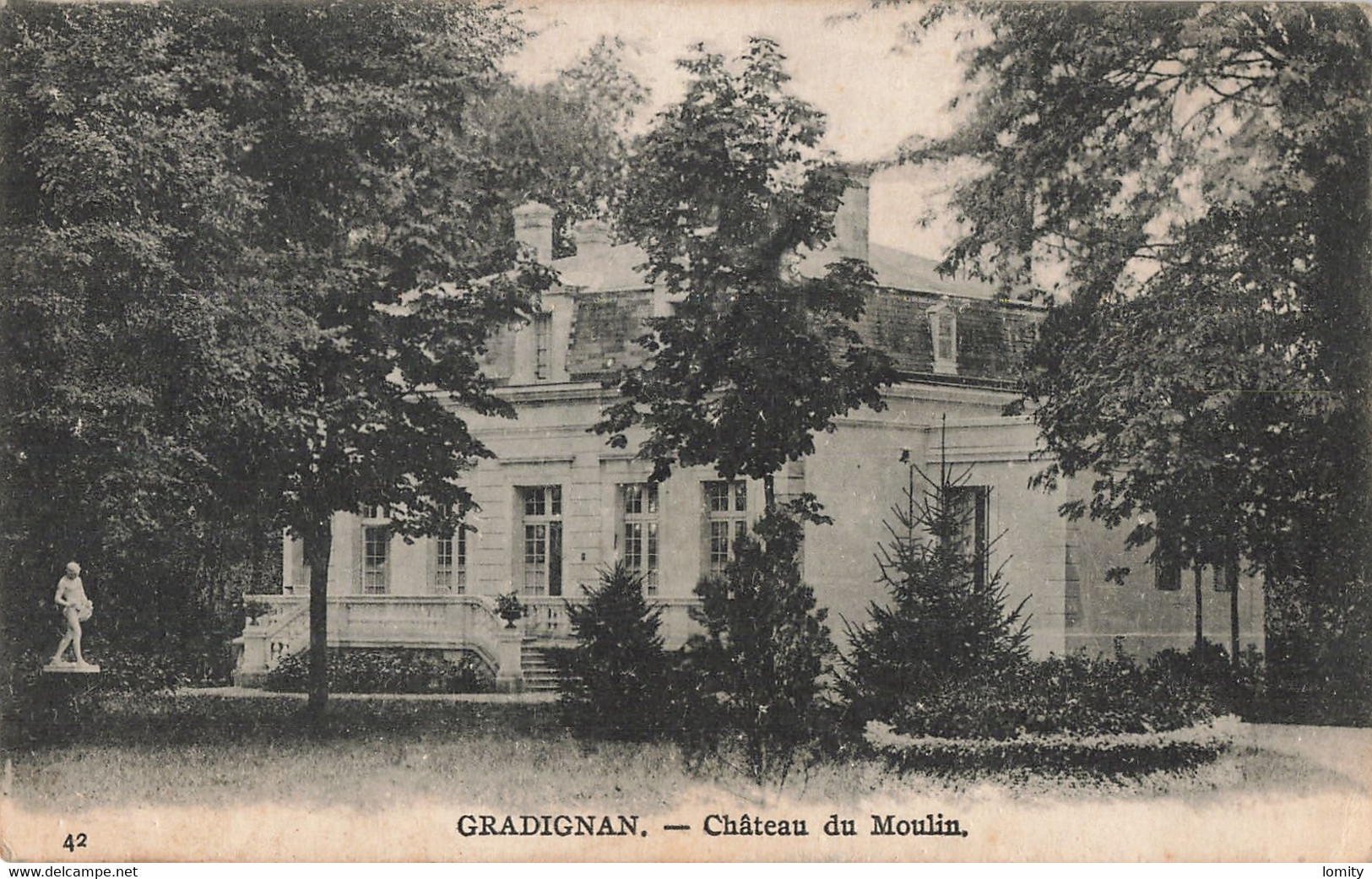 33 Gradignan CPA Chateau Du Moulin - Gradignan