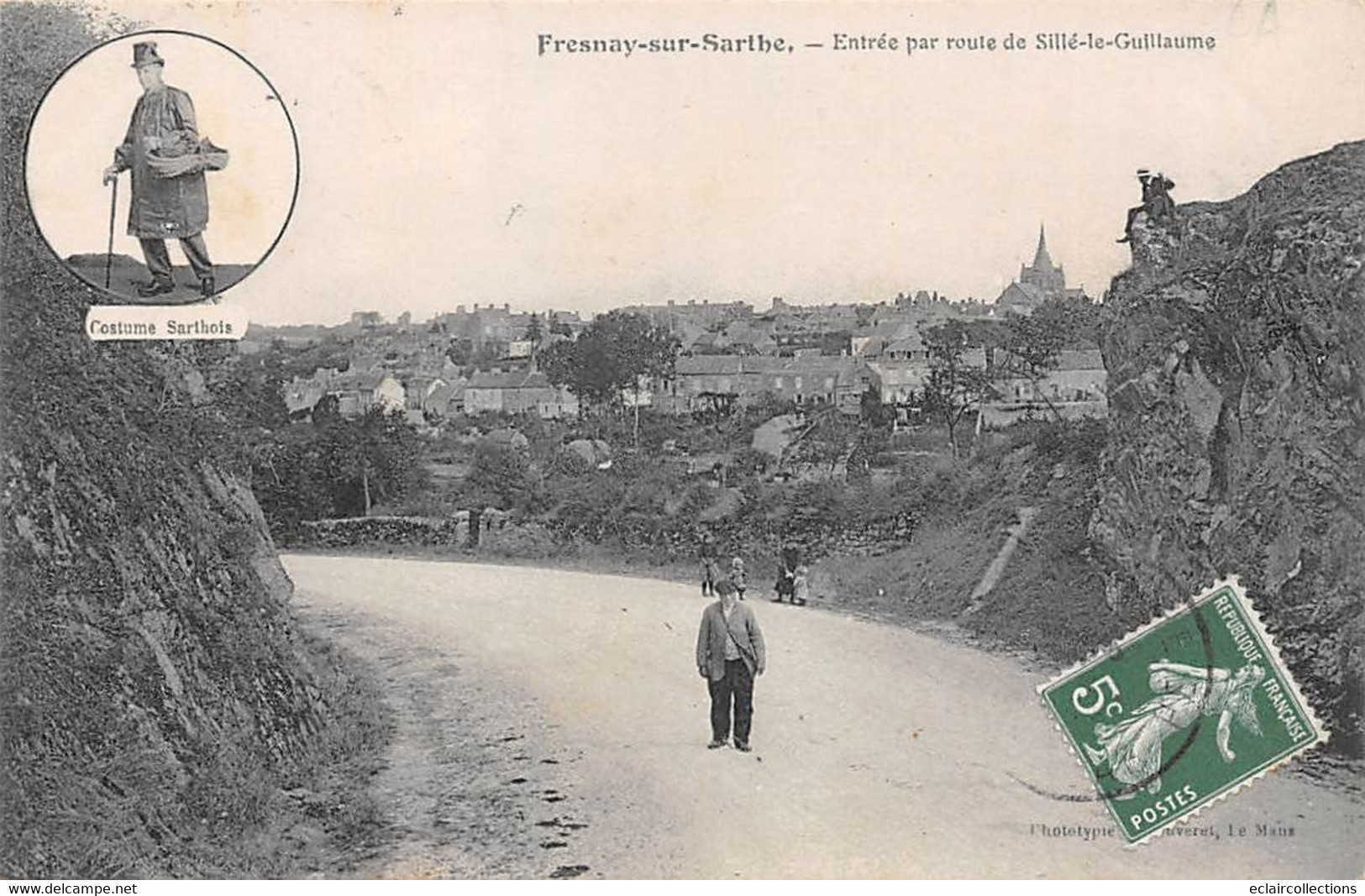 Fresnay Sur Sarthe      72        Entrée Par Route De Sillé Le Guillaume            (voir Scan) - Autres & Non Classés