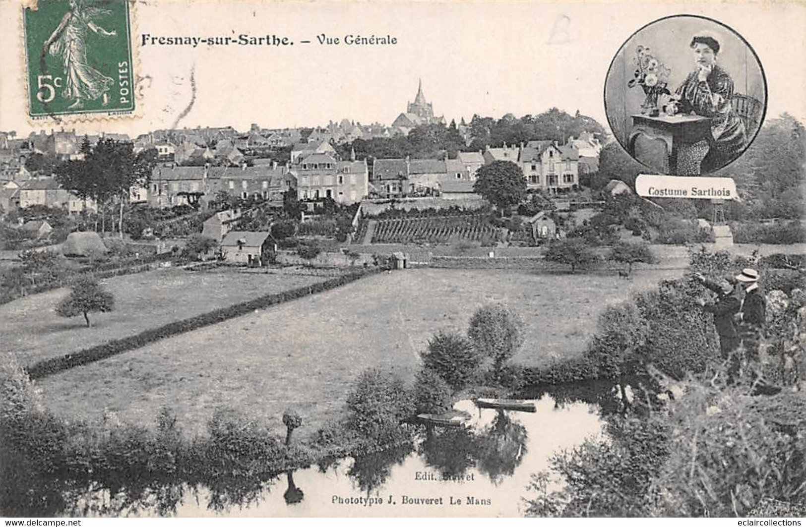 Fresnay Sur Sarthe      72         Vue Générale              (voir Scan) - Autres & Non Classés