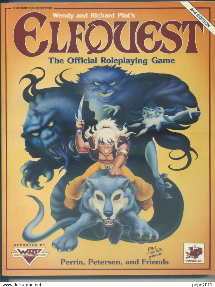 Wendy & Richard Pini's - Elfquest  -The Official Roleplaying Game - 2nd Edition 1989 - Autres & Non Classés