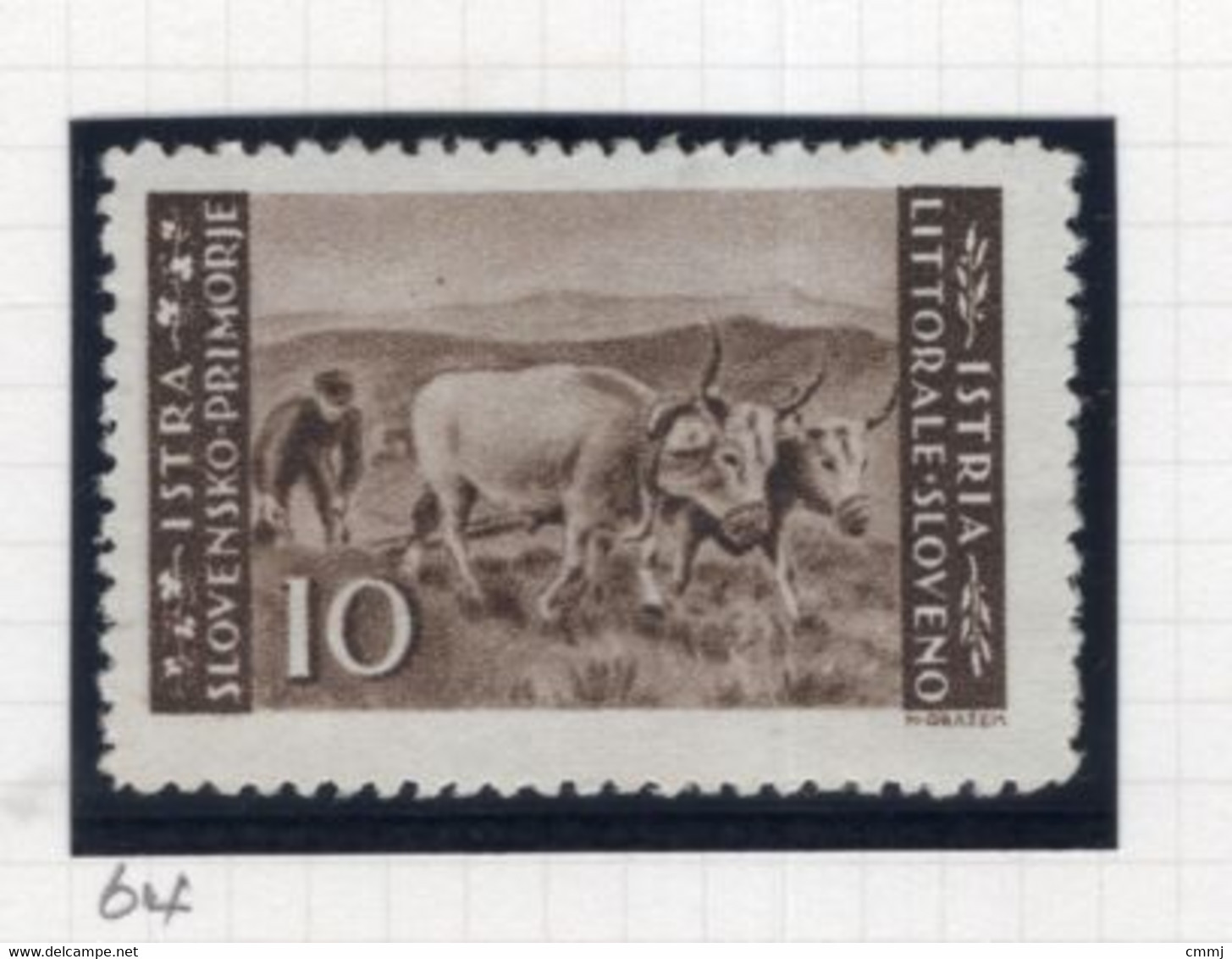 1945 - OCC. JUGOSLAVIA - ISTRIA E LIT. SLOVENO - Unif..  48 -  NH -  (W028.....) - Occ. Yougoslave: Istria