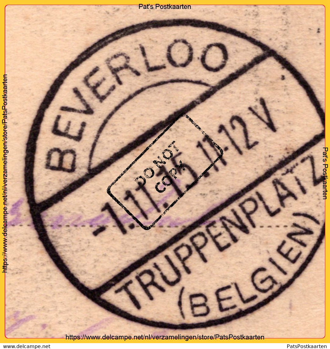 PP-0348 Infanterie-lager, Beverloo - Leopoldsburg (Camp De Beverloo)