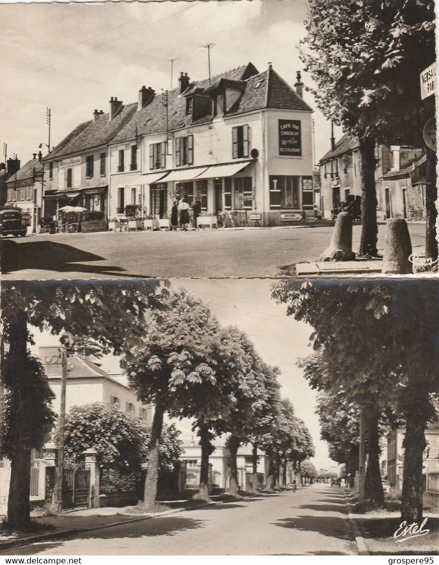 NEAUPHLE LE CHATEAU RUE SAINT MARTIN + AVENUE DE LA REPUBLIQUE - Neauphle Le Chateau