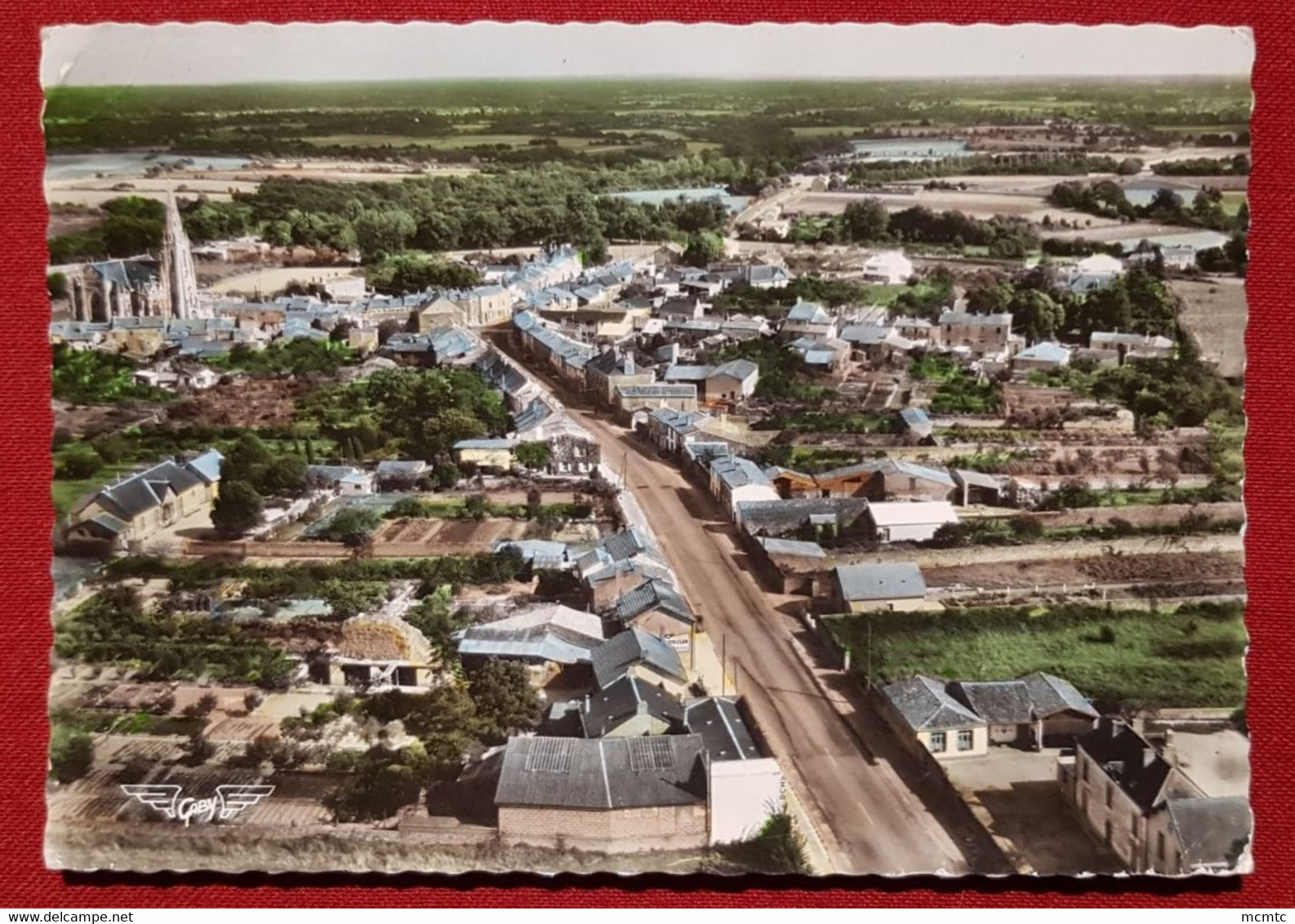 CPSM Grand Format -  La France Vue Du Ciel ...  Aigrefeuille -(L.-Atl.) - Vue D'ensemble - Aigrefeuille-sur-Maine