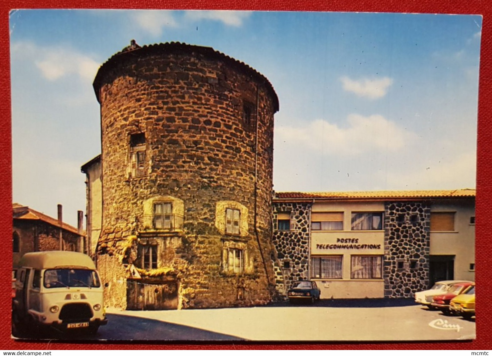 CPM -  Loudes -(Hte-Loire ) - Cure D'Air - Pêche - Chasse - La Tour Et La Poste ( Renault Estafette ) - Loudes