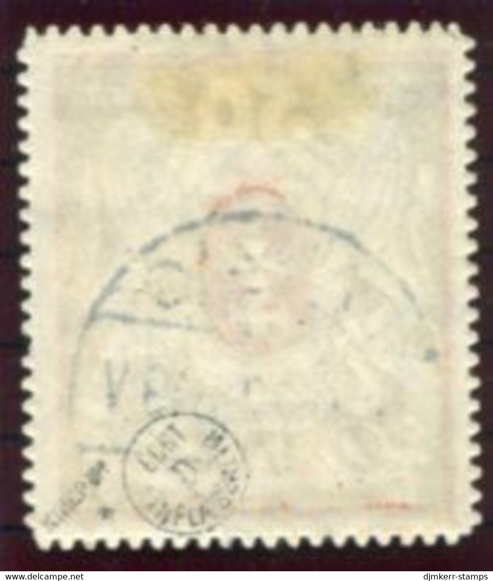 DANZIG 1922 Large Arms 50 Mk. Upright Watermark, Postally Used, Expertised Kniep And Infla.  Michel 100Xa - Usati