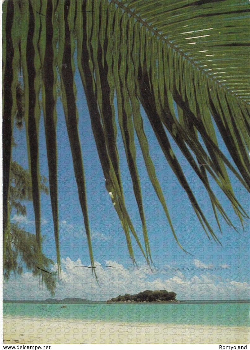 CARTOLINA  MAHE,SEYCHELLES,LE PARADIS EN VOL DIRECT AVEC LA BRITISH AIRWAYS,VIAGGIATA 1977 - Seychelles