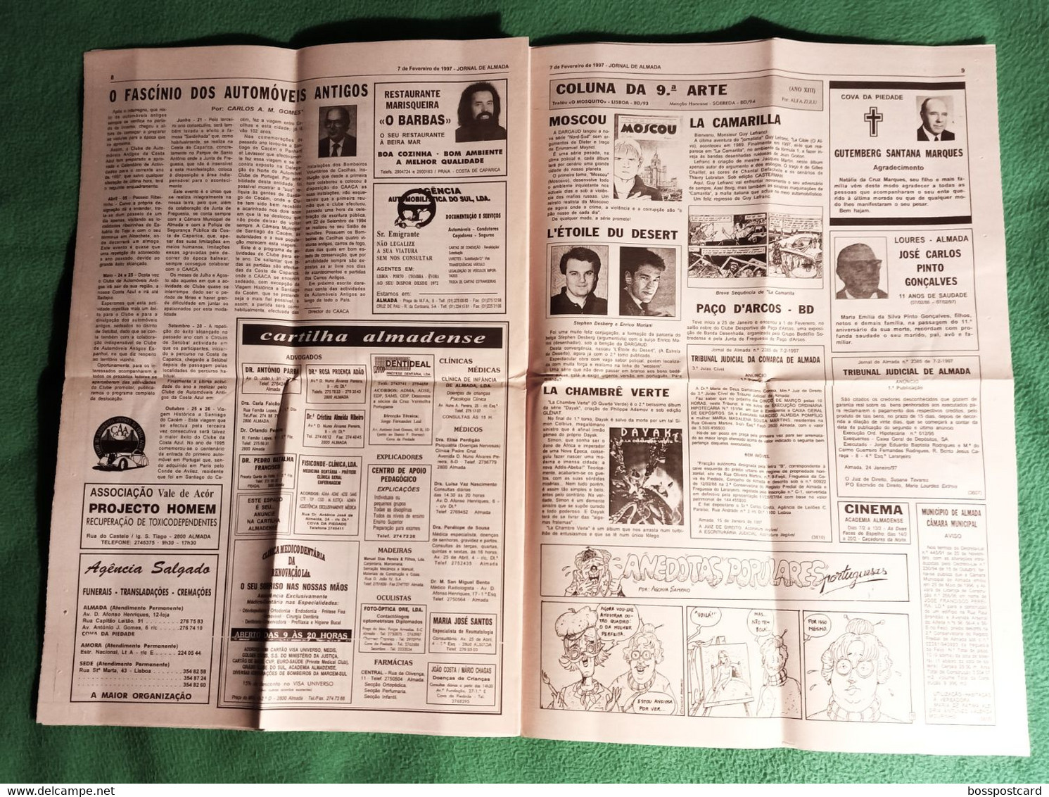 Almada - Jornal De Almada Nº 2385 De 7 De Fevereiro De 1997 - Imprensa - Portugal - Algemene Informatie