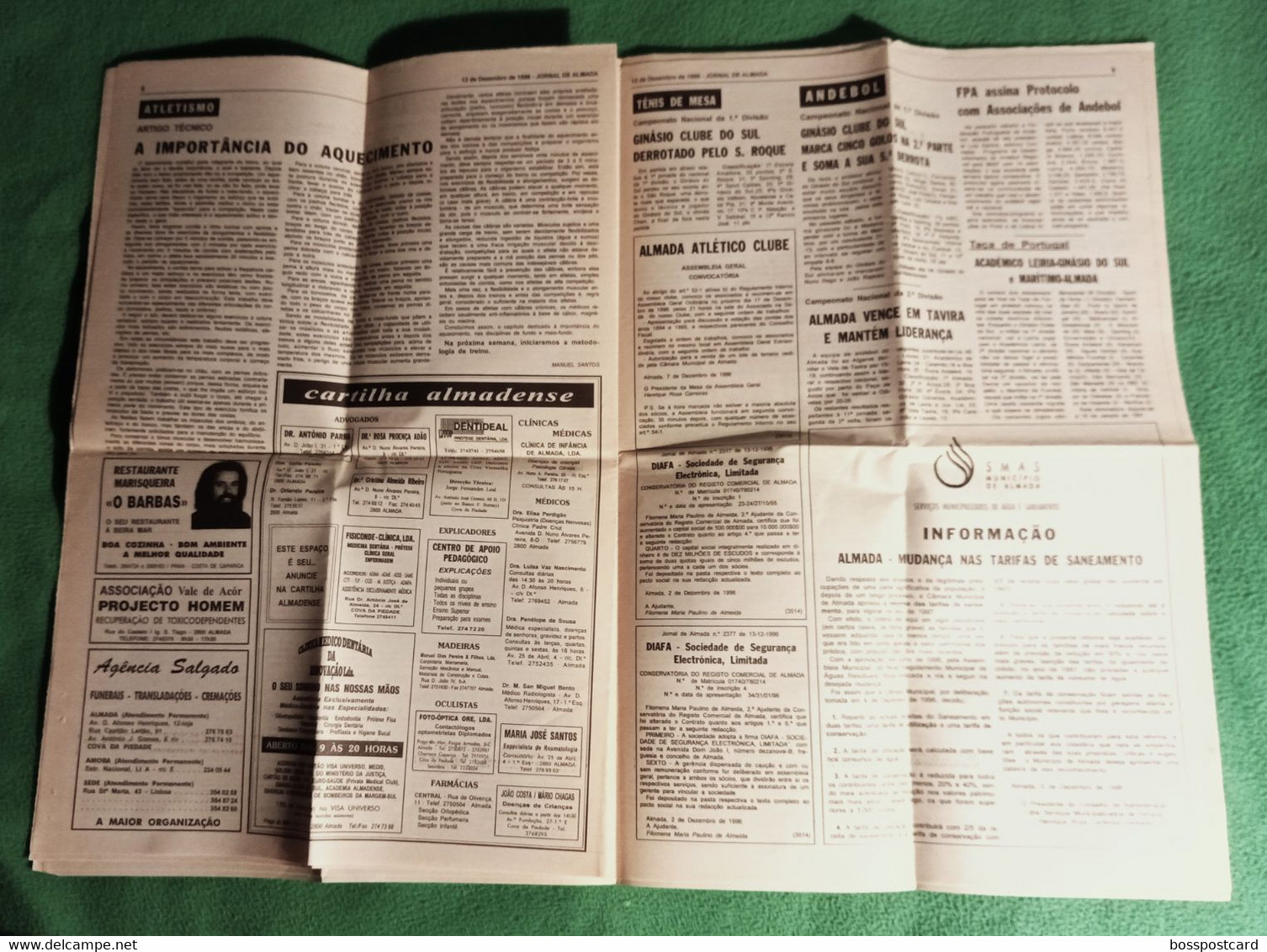 Almada - Jornal De Almada Nº 2377 De 13 De Dezembro De 1996 - Imprensa - Portugal - Testi Generali